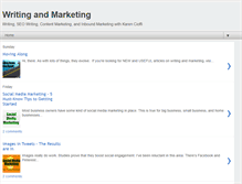 Tablet Screenshot of karencioffiwritingandmarketing.com
